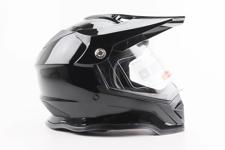 Шлем кроссовый/эндуро/ATV BLD-819-7 M (57-58 см), черный глянец - изображение 3