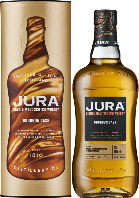 Виски Jura Bourbon Cask 0.7 л 40% в подарочной коробке (5013967019874) - Фото 1 Виски Jura Bourbon Cask 0.7 л 40% в подарочной коробке (5013967019874) - изображение 1