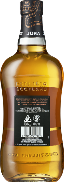 Виски Jura Bourbon Cask 0.7 л 40% в подарочной коробке