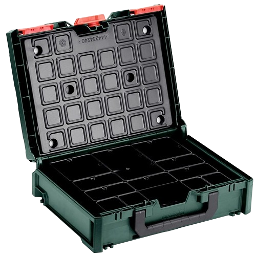 Кейс органайзер Metabo metabox 118 ABS пластик витримує навантаження до 125 кг Зелений - Фото 1 Кейс органайзер Metabo metabox 118 ABS пластик витримує навантаження до 125 кг Зелений - изображение 1