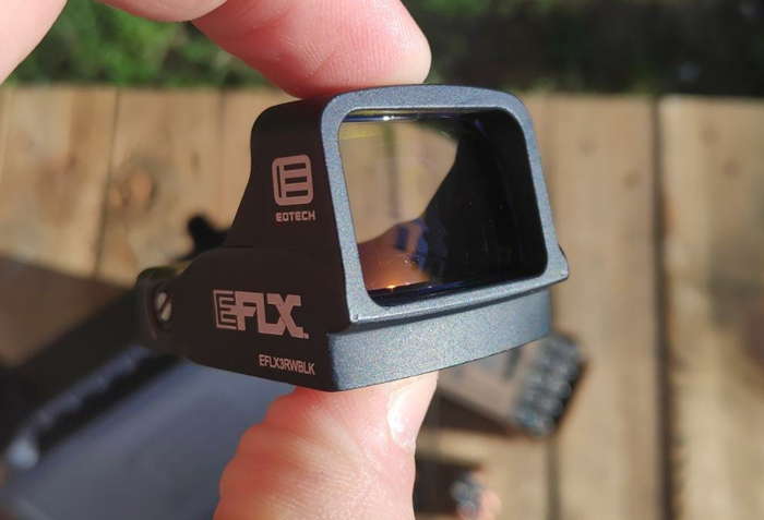 Коллиматорный прицел на пистолет EOTech EFLX Mini 3MOA 8 уровней яркости и ночной режим Черный (EFLX3RW) - изображение 6