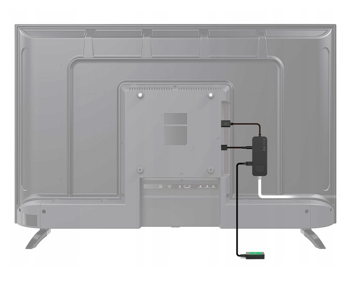 ТБ-тюнер DVB-T2 DVB-C Dolby Audio H.265/HEVC UBISHENG U3mini Чорний Тюнер ТВ - изображение 6