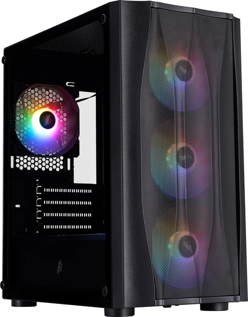Корпус 1stPlayer X3-M-BK-4F1 – фото, отзывы, характеристики в