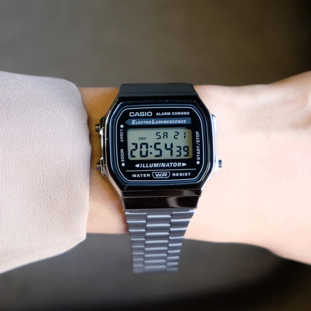 Наручний годинник CASIO A168WGG-1ADF - Фото 7 Наручний годинник CASIO A168WGG-1ADF - изображение 7