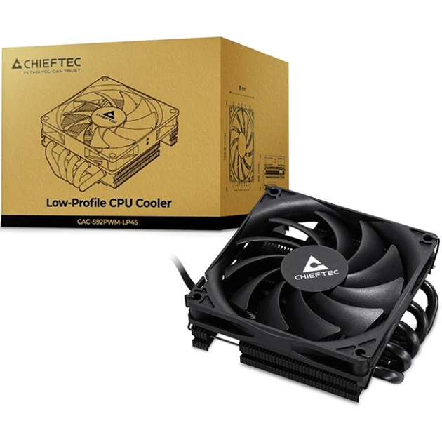 Вентилятор для процессора Chieftec CAC-S92PWM-LP45 Intel: LGA1851, LGA1700, LGA115X/AMD: AM5,AM4) - изображение 12
