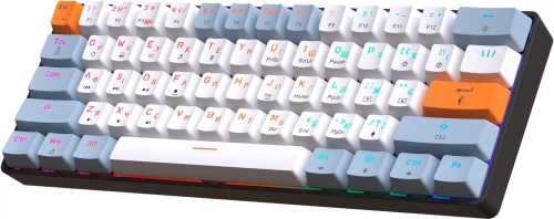 Клавіатура GamePro MK130R, Black, USB, механічна (перемикачі Outemu Red), RGB-підсвічування, 61 кнопка, 1.8 м, UK/EN - зображення 6