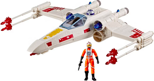 Statek kosmiczny Hasbro Disney Star Wars: Epic World of Action Power the Force - Luke Skywalkers Force Strike X-Wing G0768 (5010996322562) - obraz 2