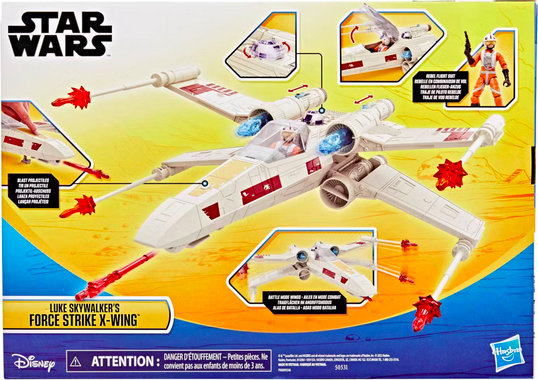 Statek kosmiczny Hasbro Disney Star Wars: Epic World of Action Power the Force - Luke Skywalkers Force Strike X-Wing G0768 (5010996322562) - obraz 5