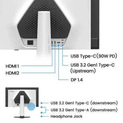 Монитор BenQ EX271UZ White - изображение 5