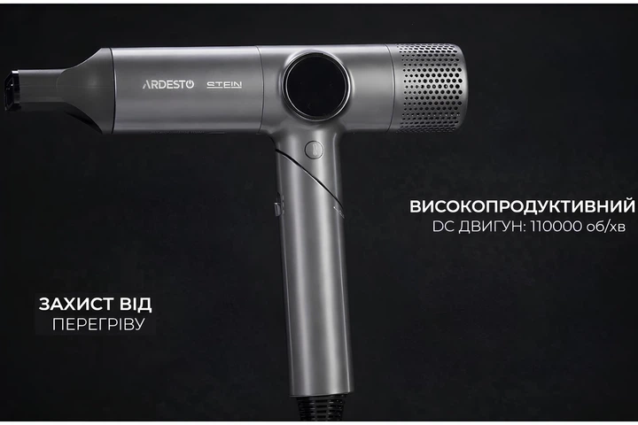 Фен дорожный складной 1600Вт Ardesto HD-Y1000ST - изображение 6