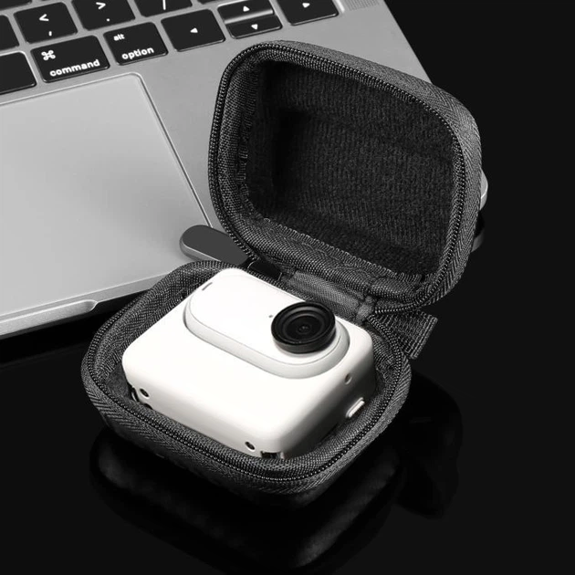 Жорсткий кейс Puluz PU944B для екшн-камер Insta360 GO 3 / GO 3S з вуглецевого волокна EVA - зображення 7
