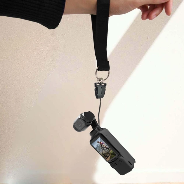Захисний силіконовий чохол Puluz PU894B 3-в-1 для екшн-камери DJI OSMO Pocket 3 чорний - зображення 8