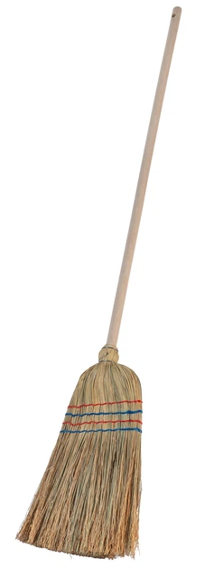 Miotła Kadax Forchia klasyczna z trzonkiem 140 x 25 cm (5903699424957) - obraz 1