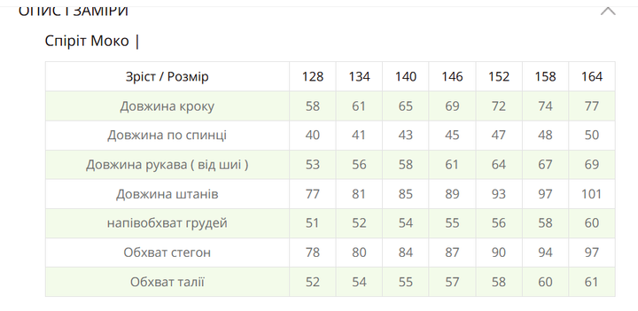 Костюм Cvetkov Спіріт Моко 152 2000000279527 - зображення 4