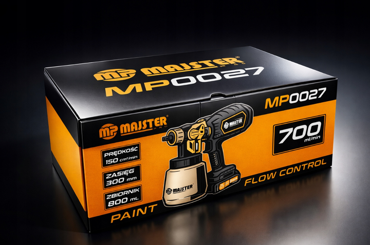 Краскопульт акумуляторний Majster Pro 700 мл/хв - Фото 8 Краскопульт акумуляторний Majster Pro 700 мл/хв - зображення 8