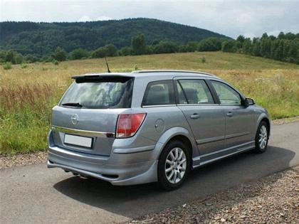 Спойлер крышки багажник Opel Astra H Опель Астра Н универсал стеклопластик под покраску - изображение 5