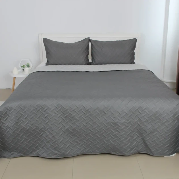 Покривало ТЕП "VINTAGE" Сіре/Вінтаж, 220x240 - Фото 1 Покривало ТЕП "VINTAGE" Сіре/Вінтаж, 220x240 - изображение 1