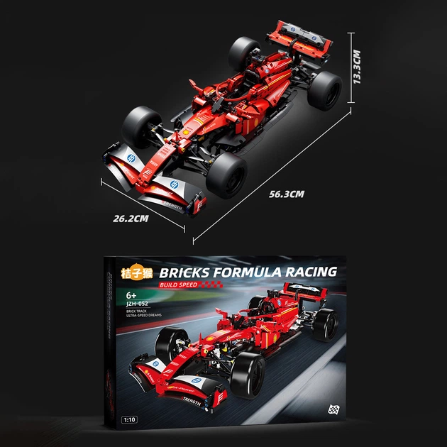 Конструктор Technol Model болід F1 Червоний (1070 деталей) (статична версія) - Фото 8 Конструктор Technol Model болід F1 Червоний (1070 деталей) (статична версія) - зображення 8