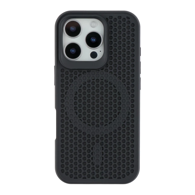 Чохол TPU+PC AeroCool with MagSafe для iPhone 16 Pro Max Black - Фото 1 Чохол TPU+PC AeroCool with MagSafe для iPhone 16 Pro Max Black - зображення 1