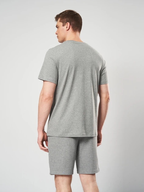 Футболка хлопковая длинная мужская Puma Essentials Graphics 69178703 XL Medium Gray Heather (4069161973864) - изображение 2