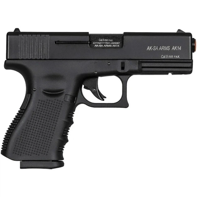 Пистолет сигнальный Aksa Arms AK14 CC-01 cal.9 PAK (Glock 17 Gen 3) - изображение 2