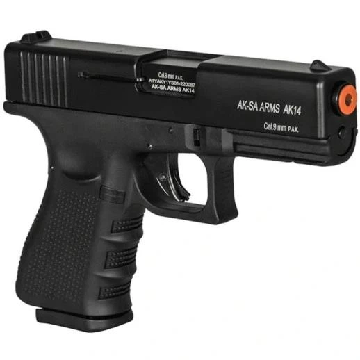 Пистолет сигнальный Aksa Arms AK14 CC-01 cal.9 PAK (Glock 17 Gen 3) - изображение 3