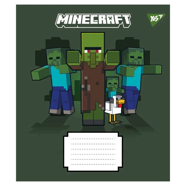 Тетрадь ученическая YES Minecraft Signs 767560 18 листов Разноцветный shop (4823092291578) - изображение 3