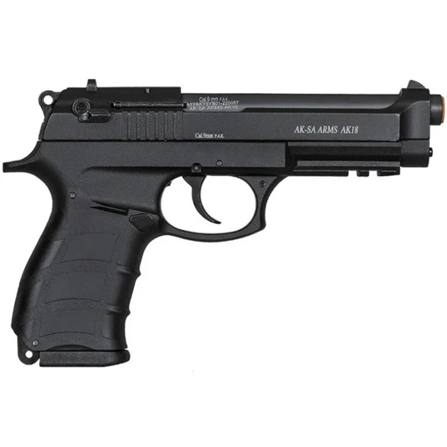Пистолет сигнальный Aksa Arms AK18 CC-01 cal.9 PAK (Beretta) - изображение 2