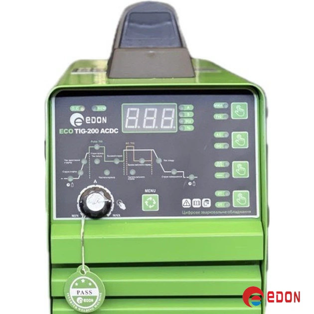 Инверторная аргонная сварка EDON ECO TIG-200 AC/DC - Фото 2 Инверторная аргонная сварка EDON ECO TIG-200 AC/DC - изображение 2