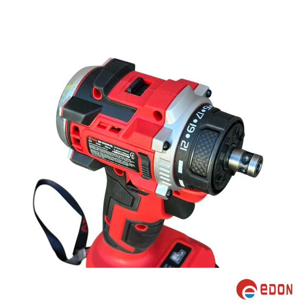Аккумуляторный шуруповерт бесщеточный EDON ED-21CUN BL (съемный патрон + угловая насадка) - изображение 7