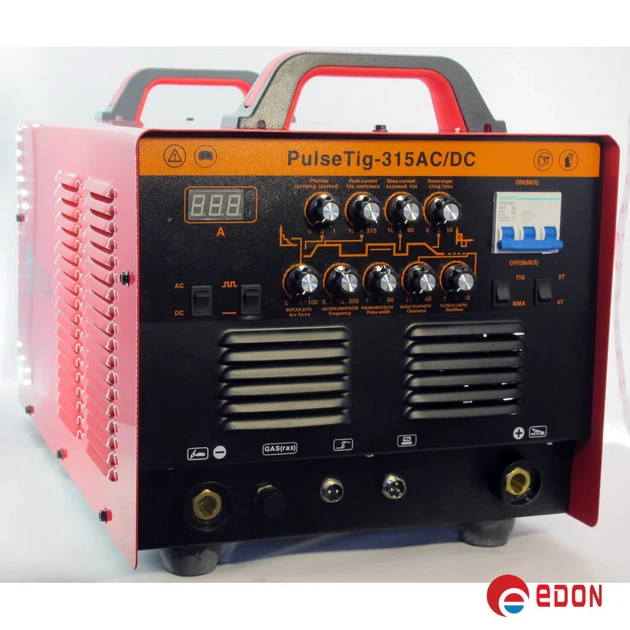 Инверторная аргонная сварка EDON PULSETIG-315 AC/DC (380V) - Фото 1 Инверторная аргонная сварка EDON PULSETIG-315 AC/DC (380V) - изображение 1
