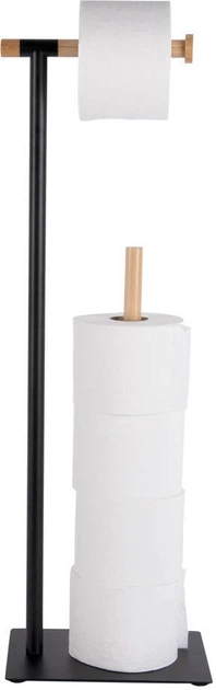 Uchwyt i stojak na papier toaletowy Present Time Accent Deluxe 16 x 22 x 68 cm (8714302736605) - obraz 3