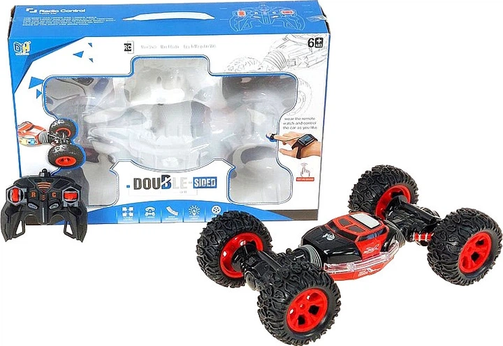 Samochód zdalnie sterowany Adar 4 x 4 ze światłami Czerwony 12266 (5901271612266) - obraz 2