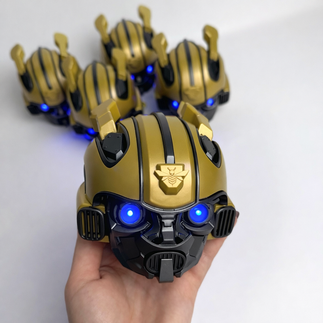 Портативна колонка Bluetooth Transformer Bumblebee BT SPEAKER 5W 10 м Yellow - Фото 3 Портативна колонка Bluetooth Transformer Bumblebee BT SPEAKER 5W 10 м Yellow - зображення 3