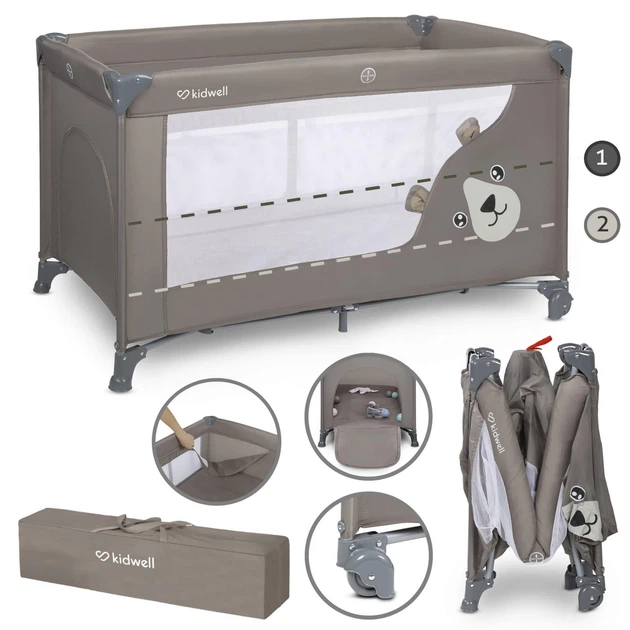 Детская кроватка 2 в 1 Kidwell Blissy Duo Beige, 5901130104857 - изображение 2