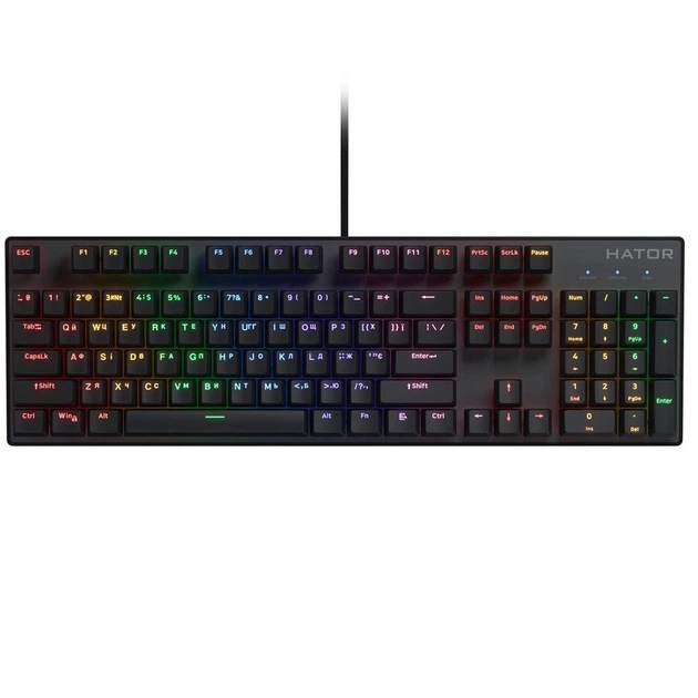 Клавиатура Hator Icefall Mecha Rainbow Black (HTK104UA) - изображение 7