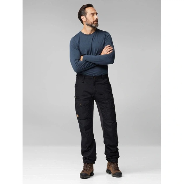 Штаны Fjallraven Vidda Pro Ventilated Trousers M Reg Black XL (1004-87178R.550.XL) - Фото 3 Штаны Fjallraven Vidda Pro Ventilated Trousers M Reg Black XL (1004-87178R.550.XL) - изображение 3