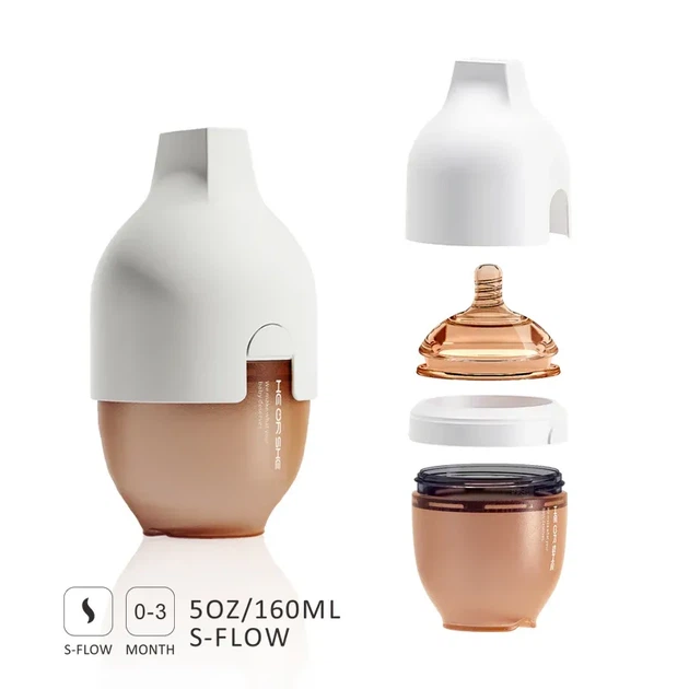Бутылочка антиколиковая HEORSHE new White, 160 мл - зображення 5