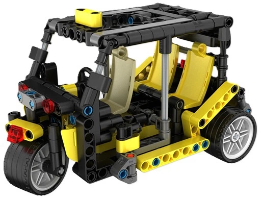 Klocki konstrukcyjne Im.Master 2 w 1 wózek widlowy i pojazd trójkołowy 302 elementy (0016337725998) - obraz 3