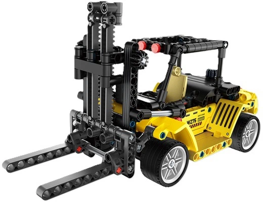 Klocki konstrukcyjne Im.Master 2 w 1 wózek widlowy i pojazd trójkołowy 302 elementy (0016337725998) - obraz 2