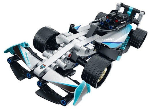 Klocki konstrukcyjne Im.Master 2 w 1 wyscigowka/samolot 225 elementów (6973676040816) - obraz 2