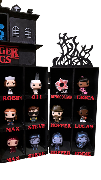 Будиночок XXL / Дім / Полиця / Стенд для фігурок Stranger Things Kinder Joy Funko Pop / Дивні Дива (XXL ВЕРСІЯ) - зображення 3