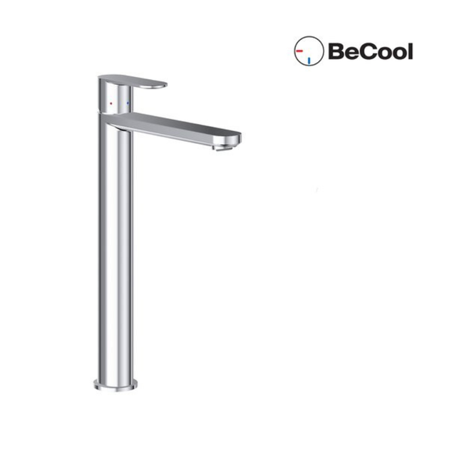 Змішувач для умивальника CR II 015.01CR BeCool 300 мм, без стоку, хром - Фото 1 Змішувач для умивальника CR II 015.01CR BeCool 300 мм, без стоку, хром - зображення 1