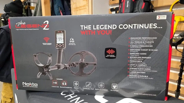 Металлоискатель Nokta Legend 2. Мультичастотный. Подводный IP68. Новинка в 2026 года. - изображение 7