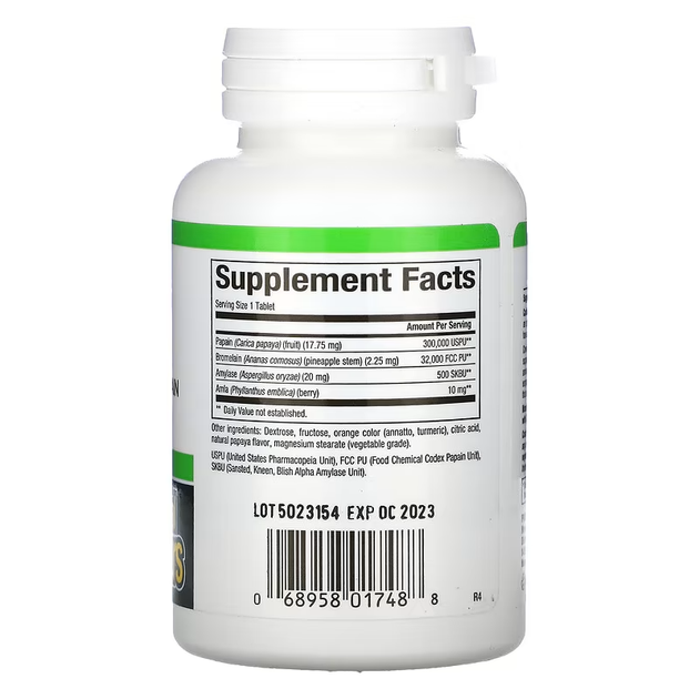 Біодобавка Natural Factors Травні ферменти папайї (Papaya Enzymes) 120 жувальних таблеток NFS01749 - Фото 5 Біодобавка Natural Factors Травні ферменти папайї (Papaya Enzymes) 120 жувальних таблеток NFS01749 - зображення 5