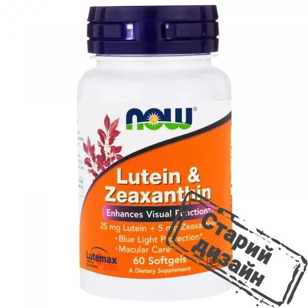 Лютеин с зеаксантином NOW Foods (Lutein with Zeaxanthin) 25 мг/5 мг 60 капсул NOW03064 - изображение 6