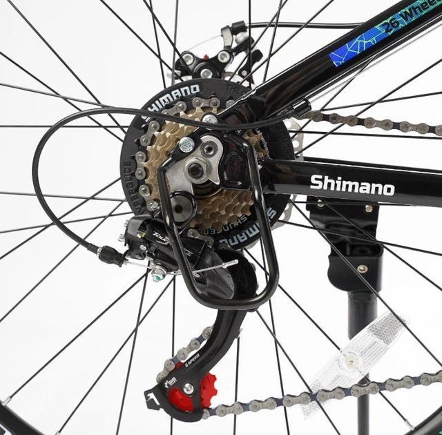 Велосипед спортивный алюминиевый 26 дюймов рама 13" Shimano 21 скорость Corso «PULSAR» (PL-26407) - Фото 6 Велосипед спортивный алюминиевый 26 дюймов рама 13" Shimano 21 скорость Corso «PULSAR» (PL-26407) - изображение 6