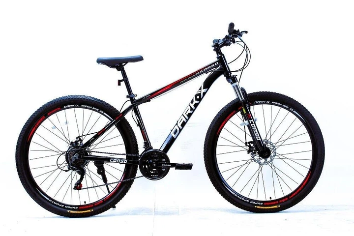 Спортивний алюмінієвий велосипед 29 дюймів Shimano 21 швидкість Corso Dark-X (DX-29089) - Фото 1 Спортивний алюмінієвий велосипед 29 дюймів Shimano 21 швидкість Corso Dark-X (DX-29089) - зображення 1
