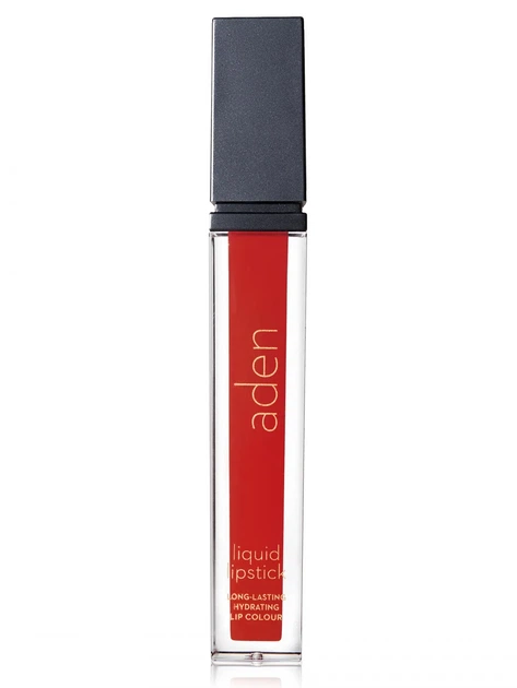 Aden Liquid Lipstick Помада рідка "Coral" No 21 - Фото 3 Aden Liquid Lipstick Помада рідка "Coral" No 21 - зображення 3