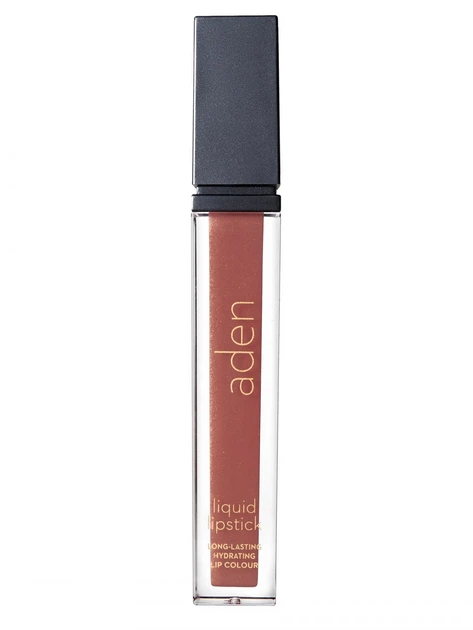 Aden Liquid Lipstick Помада рідка "Ottawa Garnet" (з шимером) No 18 - Фото 3 Aden Liquid Lipstick Помада рідка "Ottawa Garnet" (з шимером) No 18 - зображення 3